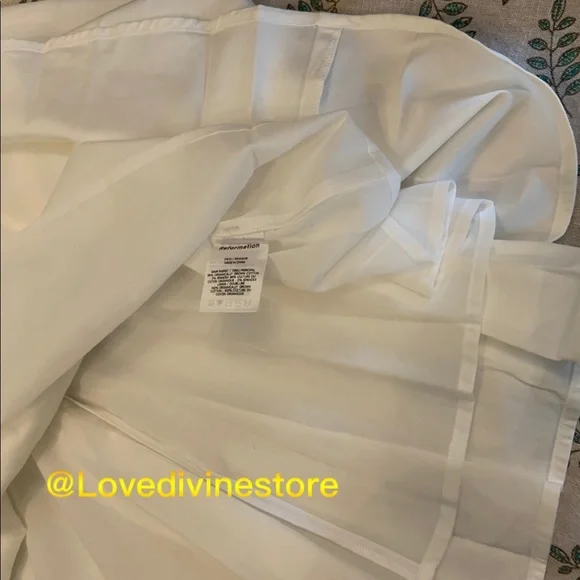 NWOT Reformation Lissa Dress White - Picture 7 of 8
